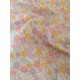 Tissu cretonne - Marguerites sauvages - x10cm