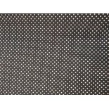 Tissu cretonne - Ponto noir - x10cm