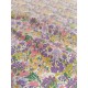 Tissu cretonne - Esteve violet - x10cm