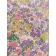 Tissu cretonne - Esteve violet - x10cm