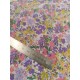 Tissu cretonne - Esteve violet - x10cm