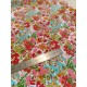 Tissu cretonne - Esteve rouge - x10cm