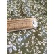 Double gaze coton - Gaufree Marjan Fougère/Blanc - x10cm