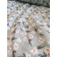 Double gaze coton -Gaze effet papillon bleu ciel - x10cm