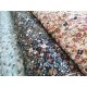 Double gaze coton -Gaze effet papillon rose- x10cm