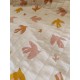 Matelassé Double gaze coton - Gaze oiseaux - x10cm