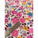 Tissu popeline - Fleurs 9172 917 - x10cm