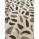 Double gaze coton - feuille - x10cm