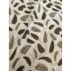 Double gaze coton - feuille - x10cm