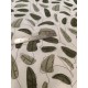 Double gaze coton - feuille - x10cm