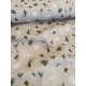 Double gaze coton - lapin-muguet - x10cm