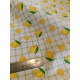 Tissu cretonne - Yellow Lemon - x10cm