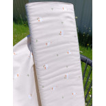 Tissu popeline - Liberty brune - x10cm