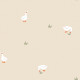 Tissu popeline - Liberty brune - x10cm