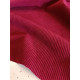 Velours - bordeaux larges côtes - x10cm