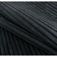 Velours - Noir larges côtes - x10cm