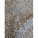 Tissu ameublement - Léger- Léo B&W- x10cm