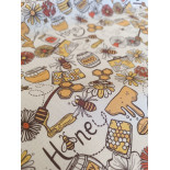 Tissu ameublement - Léger- Miel- x10cm