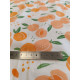 Tissu cretonne - Pomme d'amour - x10cm
