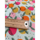 Tissu cretonne - Abricot - x10cm