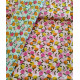 Tissu cretonne - Fruty vert - x10cm