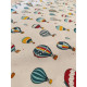 Tissu cretonne - Maman Ours - x10cm