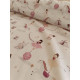 Tissu cretonne - Castor - x10cm
