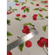 Tissu ameublement - Cerise- x10cm