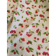 Tissu ameublement - Cerise- x10cm