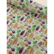 Tissu ameublement - Légumes- x10cm