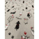 Tissu ameublement - Léger - Cats - x10cm