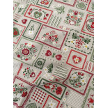 Tissu ameublement - Léger - Floraison - x10cm