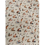Tissu ameublement - Léger - Poules - x10cm