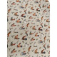 Tissu ameublement - Léger - Poules - x10cm