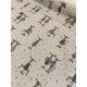Tissu ameublement - Léger - Cerfs - x10cm