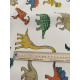 Tissu ameublement - Léger - Dinosaures - x10cm