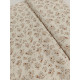 Double gaze coton - Fleurs - x10cm