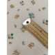 Double gaze coton - Floral - x10cm
