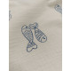 Double gaze coton - Poissons - x10cm