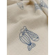 Double gaze coton - Poissons - x10cm